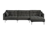 Duzzy Dark Gray Fabric Sectional Sofa Model 50485 By ACME Furniture